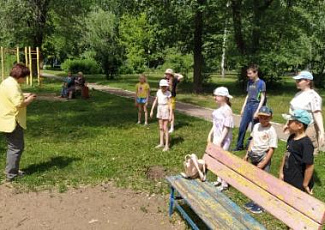 Детям, посещающим лагерь дневного пребывания, рассказали о пользе спорта